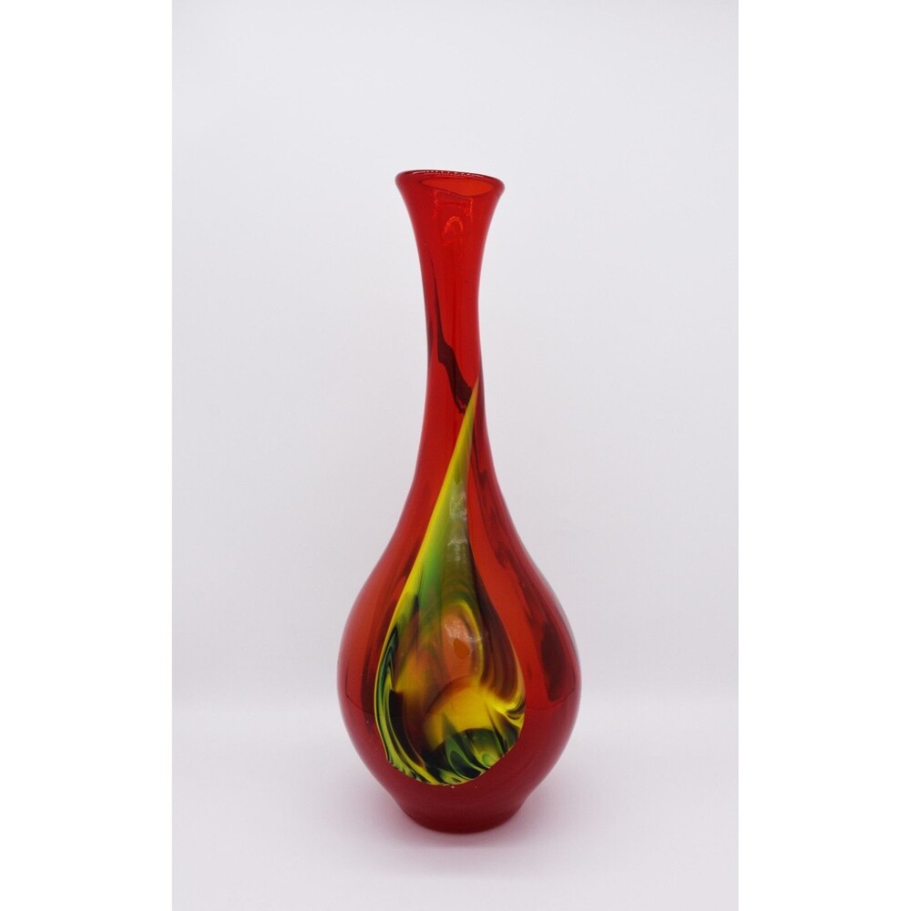 Pier 1 Blown‎ Glass Red Vase